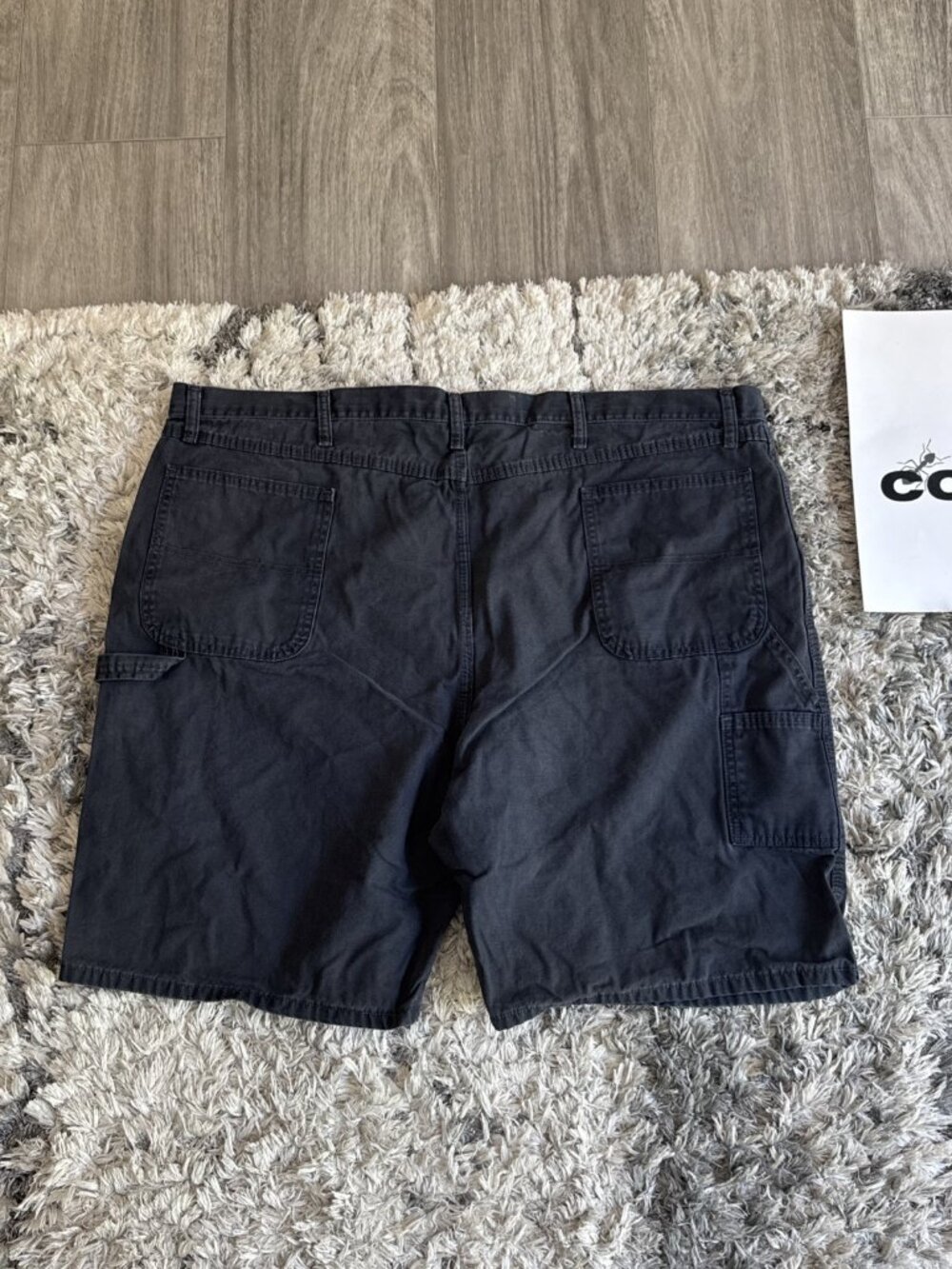 Rustler Blue 00 S Dyed Carpenter Workwear Shorts Men 48 Baggy Y2K Sz 48